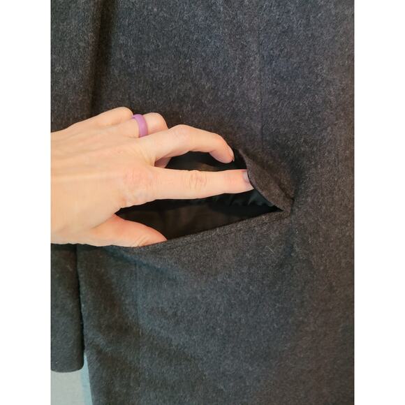 VTG Lord & Taylor 100% Cashmere Sport Coat 44R Gray Blazer Jacket Soft - Picture 5 of 11